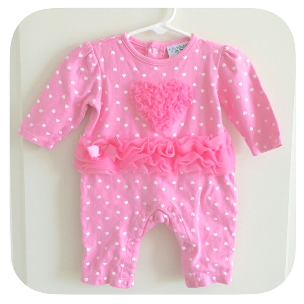 ❤CUTE Baby Girls Pink Ruffle Outfit